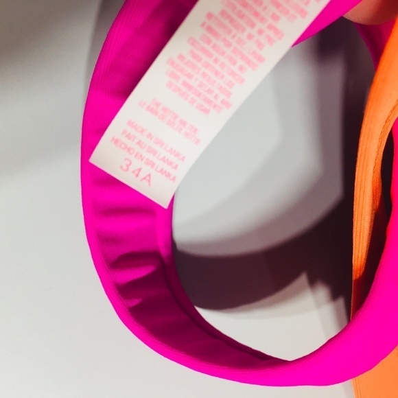 Victoria’s Secret neon accent swim bikini top - Picture 4 of 5